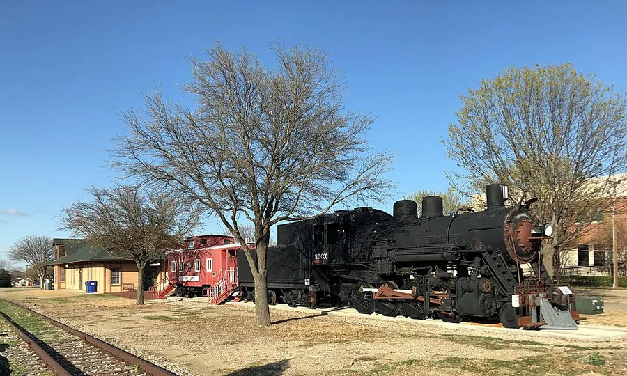 SDCX Locomotive Allen Depot in Allen, Texas