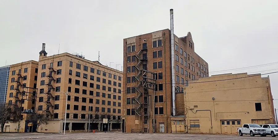 Amarillo Building & Rule Building, alley side of buildings, Amarillo, TX 2024-03-16 in Amarillo, Texas