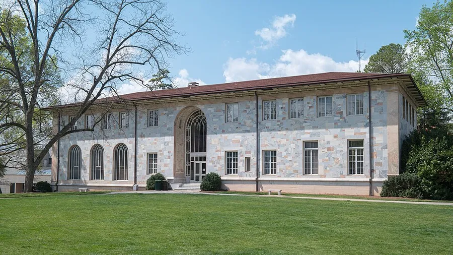 Old Theology School Building on the Quad at Emory University in Atlanta, Georgia