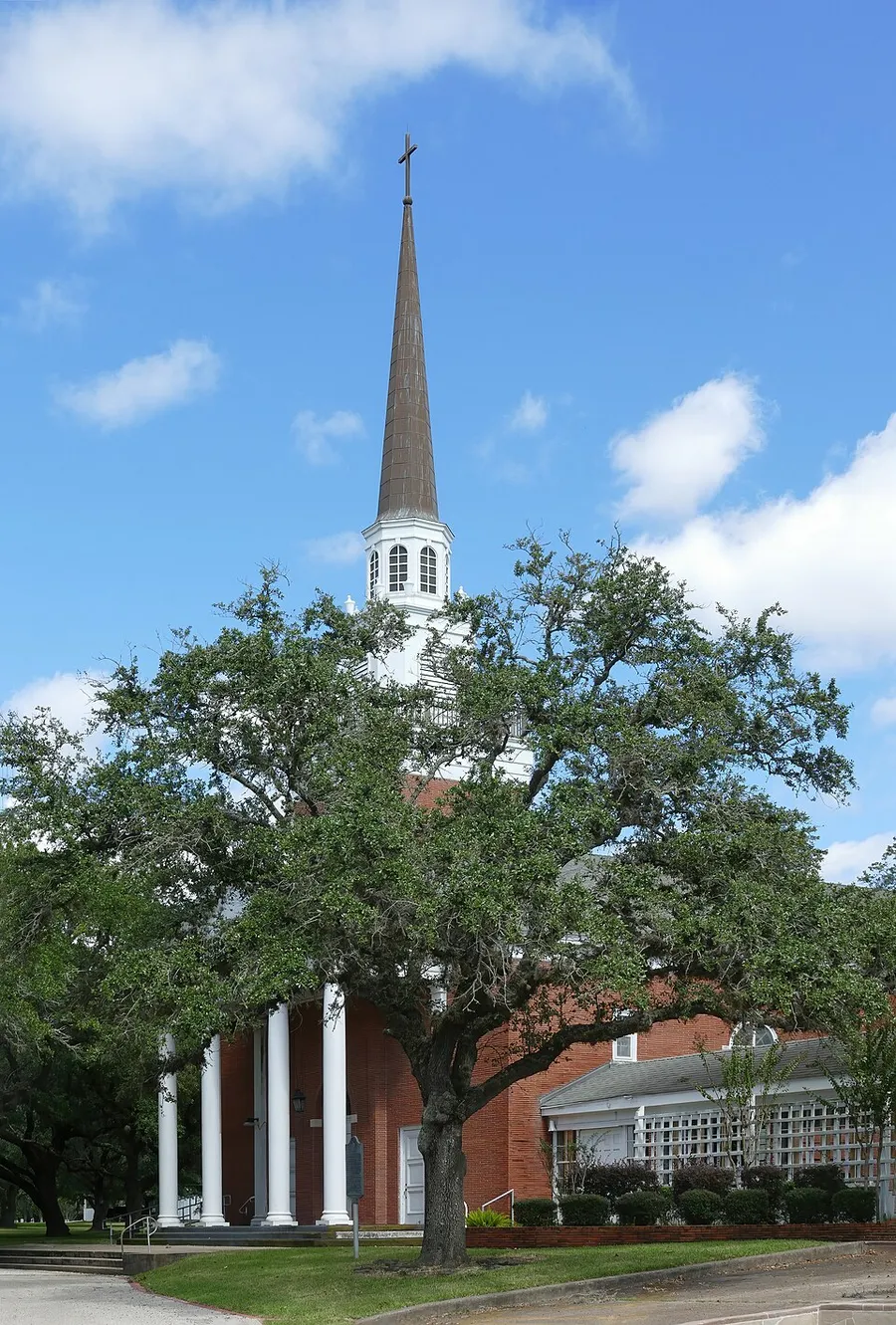 Historic Cedar Bayou United Methodist Church in Baytown, Texas