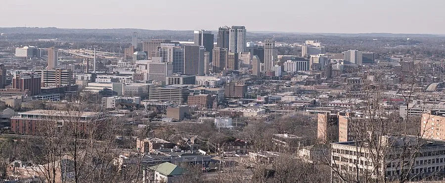 Downtown Birmingham Alabama in Birmingham, Alabama