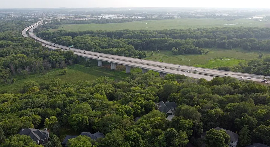 Bloomington Ferry Bridge in Bloomington, Minnesota