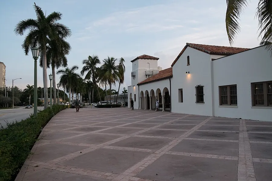Florida East Coast Railway Station in Boca Raton in Boca Raton, Florida