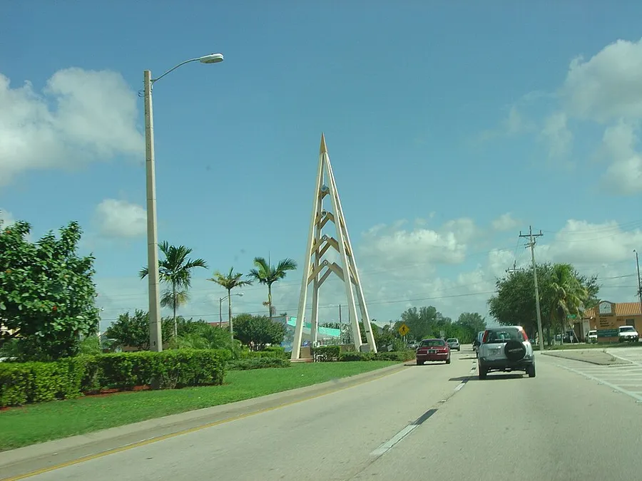 Cape Coral monument in Cape Coral, Florida