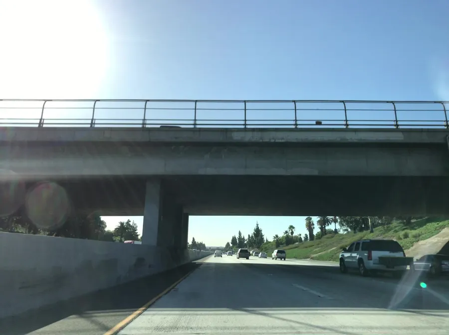 Street-level view in Chino, California