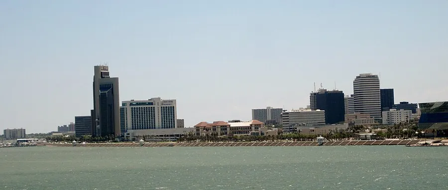 Corpus Christi Skyline From USS Enterprise in Corpus Christi, Texas