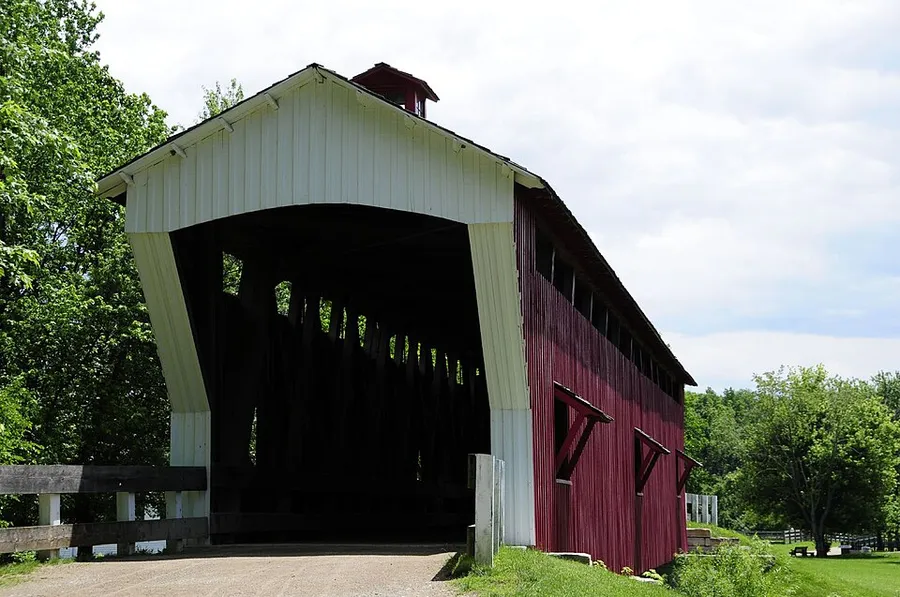 Conner Prairie Covered Bridge in Fishers, Indiana