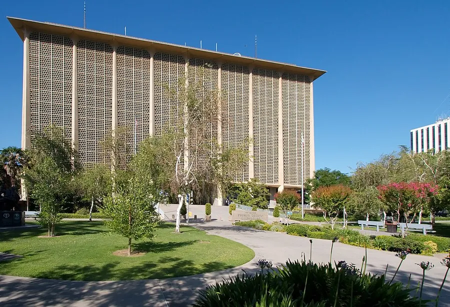 Fresno county courthouse in Fresno, California