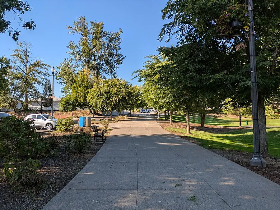Main city park trail, Gresham in Gresham, Oregon