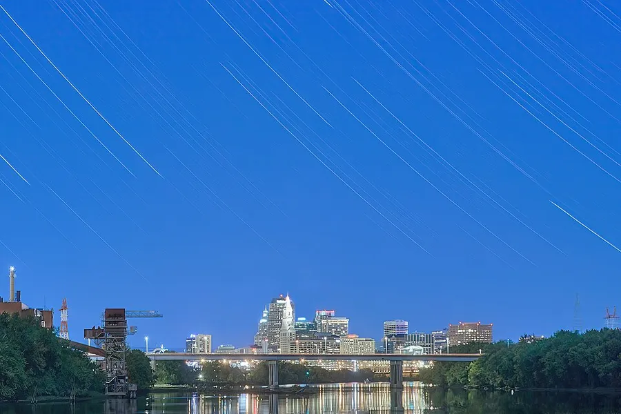 Composite of hartford skyline on a clear night - Flickr - TonySprezzatura in Hartford, Connecticut