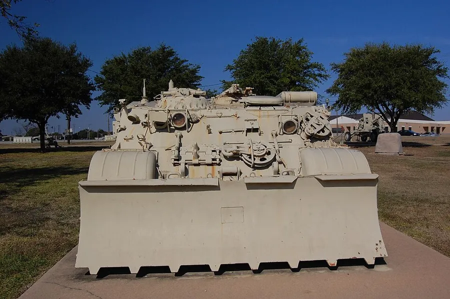 Ex-Iraqi Polish-made WZT-2 at the 1st Cavalry Division Museum, Fort Hood in Killeen, Texas