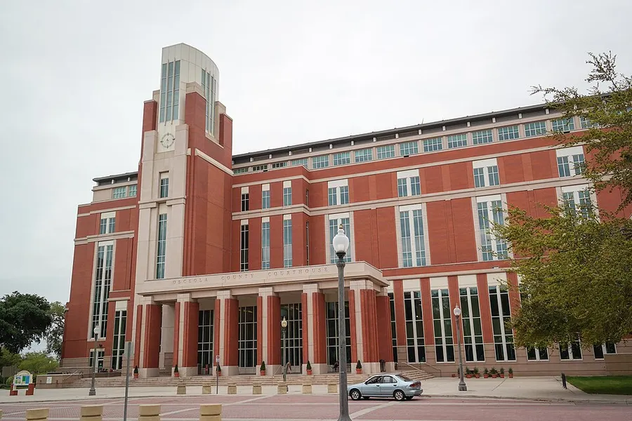 Osceola County Courthouse in Kissimmee, Florida