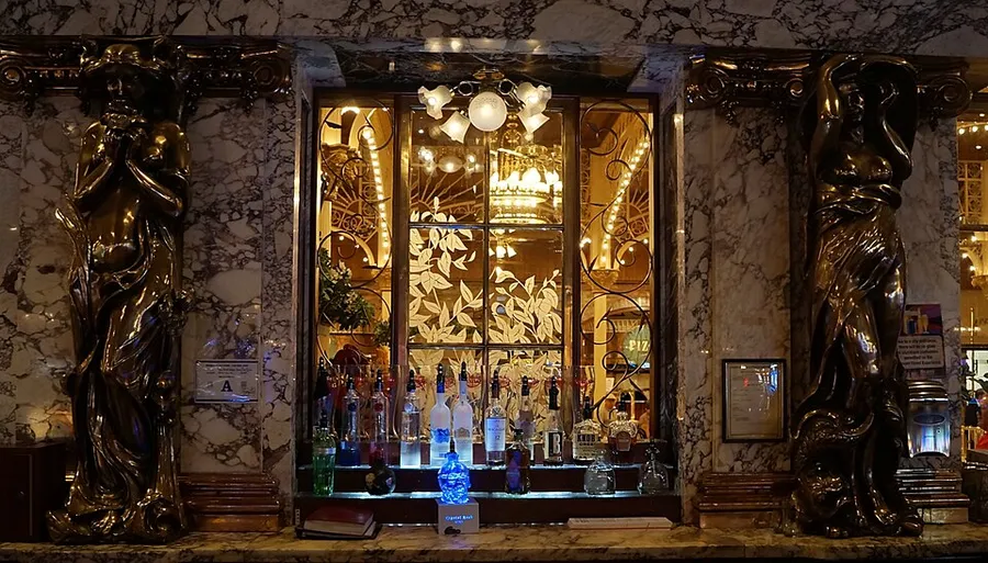 Main Street Station Casino Brewery Hotel bar in Las Vegas, Nevada