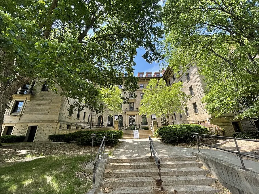 Barnard Residence Hall exterior in Madison, Wisconsin