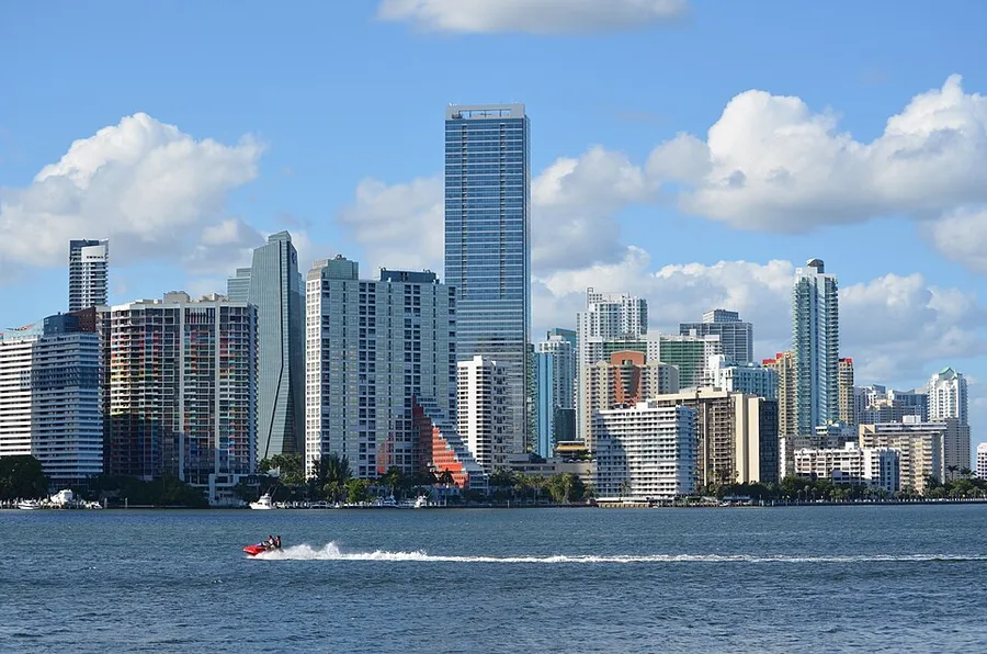 Brickell skyline 2012 in Miami, Florida