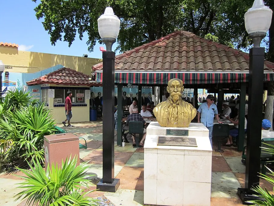 Little Havana Dominos Park in Miami, Florida