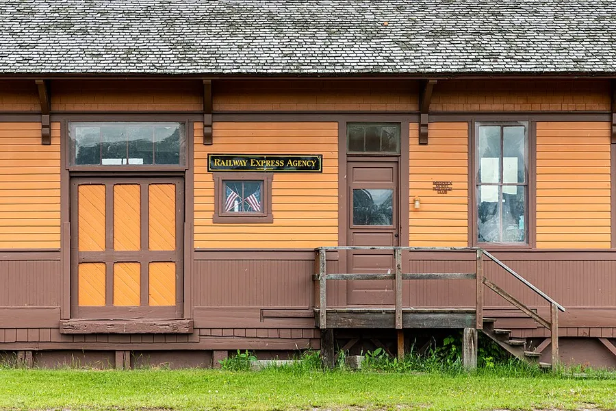 Missoula (MT, USA), Fort Missoula, Historical Museum, Drummond Depot -- 2022 -- 2356 in Missoula, Montana