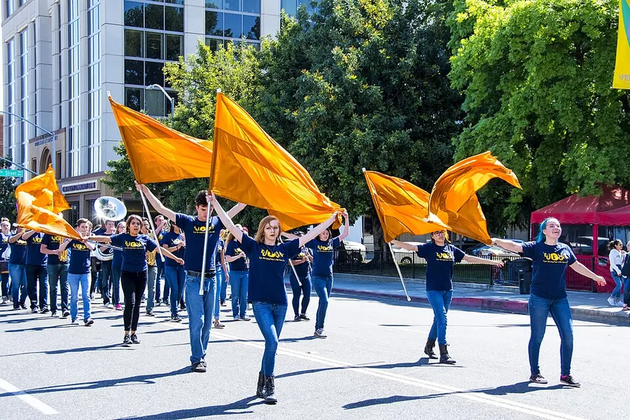 Breakaway from Cancer walk in downtown Modesto (34651530290) in Modesto, California