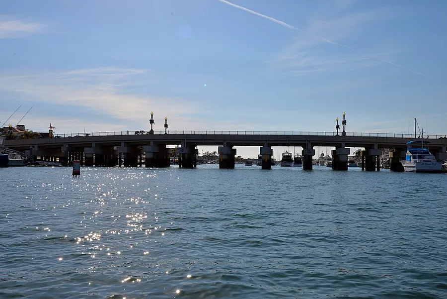 Balboa Island Bridge by Don Ramey Logan in Newport Beach, California