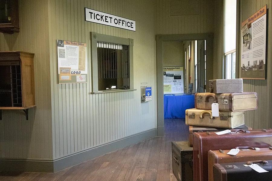 Ticket office - Lee Hall Depot Newport News Va in Newport News, Virginia