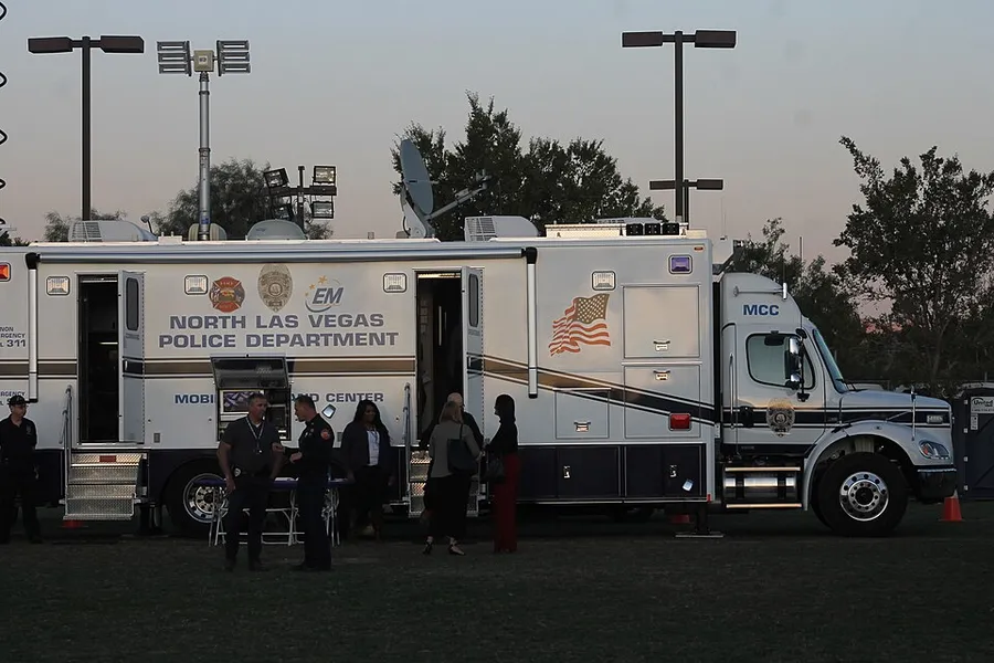 NLVPD Mobile Command Center - National Night Out 2019 in North Las Vegas, Nevada