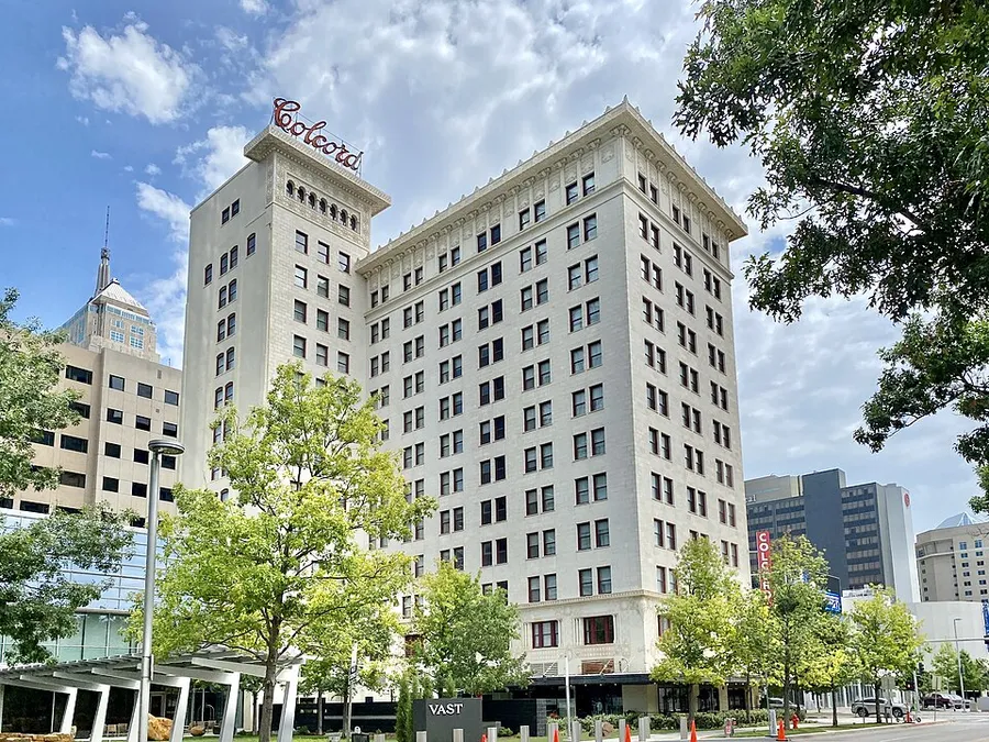 Colcord Hotel, Robinson Avenue and Sheridan Avenue, Oklahoma City, OK in Oklahoma City, Oklahoma