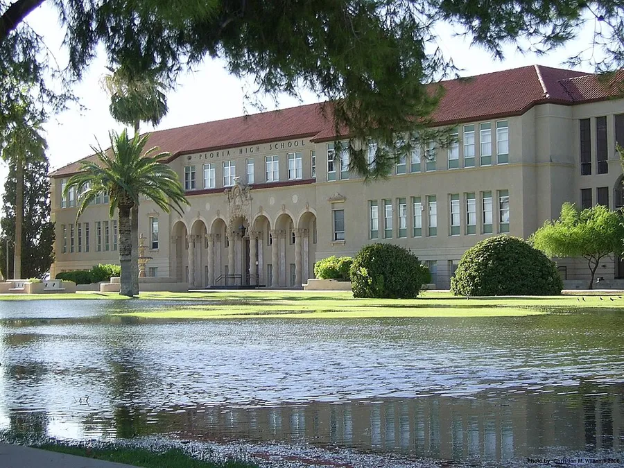 Peoria High School, Old Main Building in Peoria, Arizona