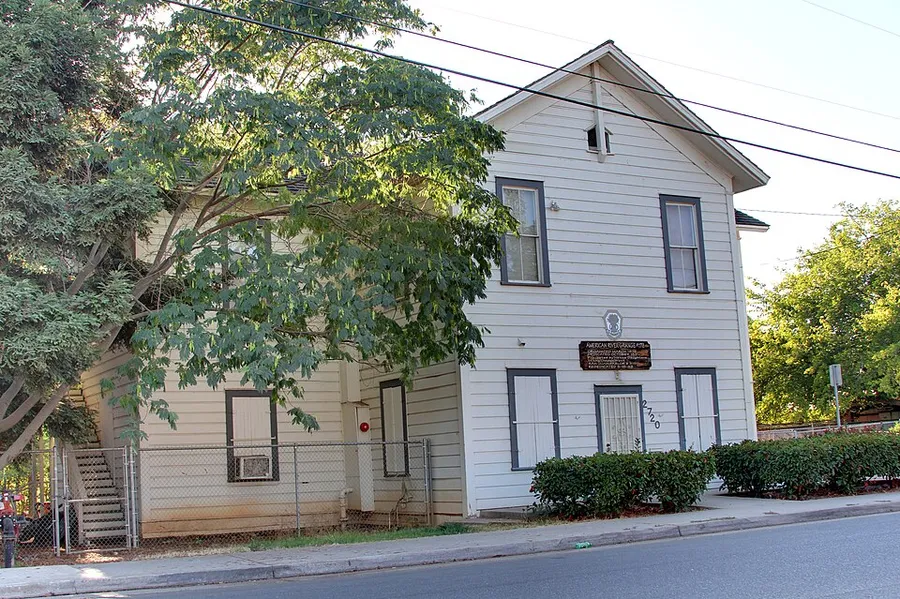 American River Grange Hall No. 172 As View From The Left in Rancho Cordova, California