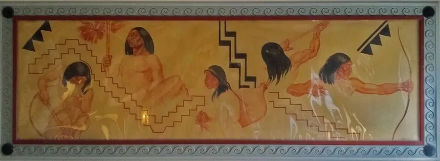 Robert Cole Caples "Creation," ca. 1935, mural for the Washoe County Courthouse, Reno, Nevada in Reno, Nevada