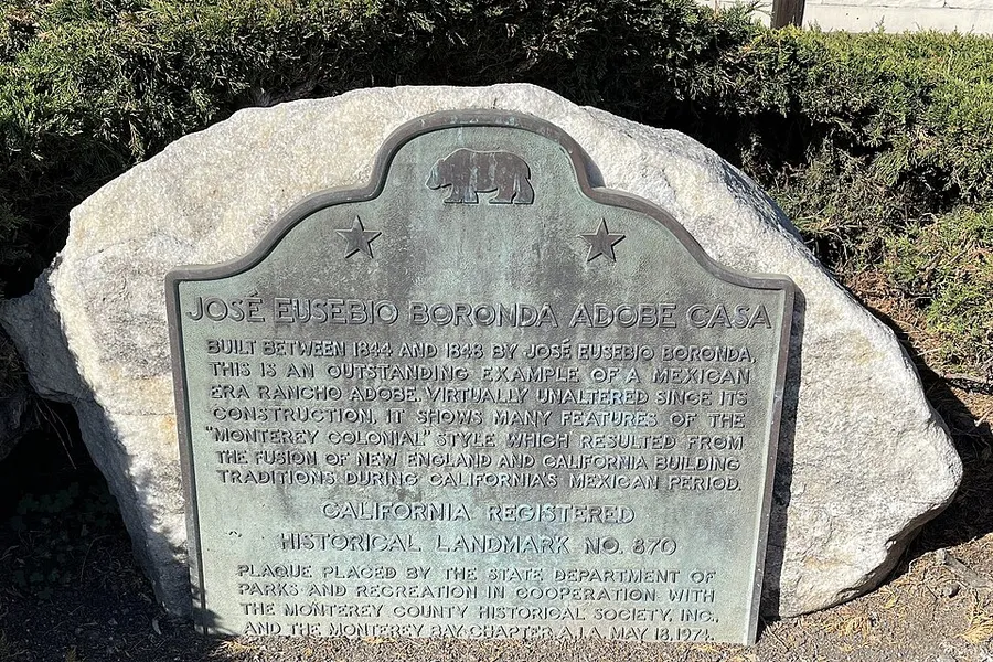 Jose Eusebio Boronda Adobe Landmark in Salinas, California
