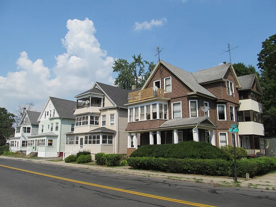 Liberty Street at Denton Circle, Springfield MA in Springfield, Massachusetts