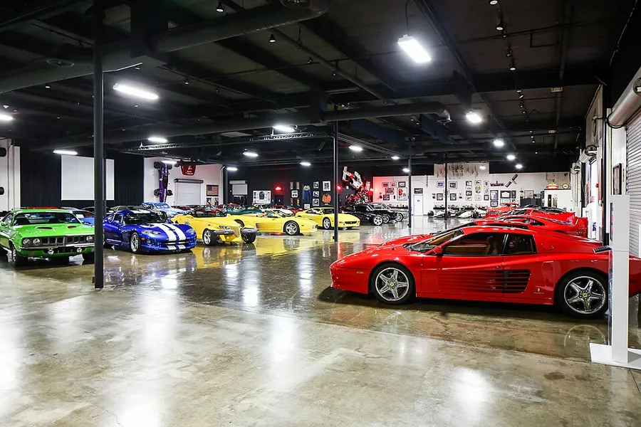 Marconi Auto Museum Inside in Tustin, California