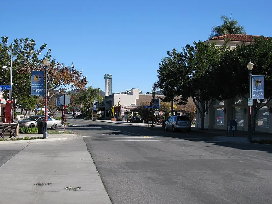 Downtown Vista in Vista, California