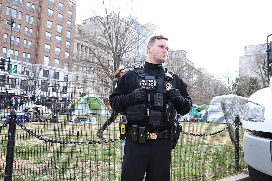 National Park Service Eviction of Homeless Tents Encampments, Washington DC 03 in Washington, District of Columbia