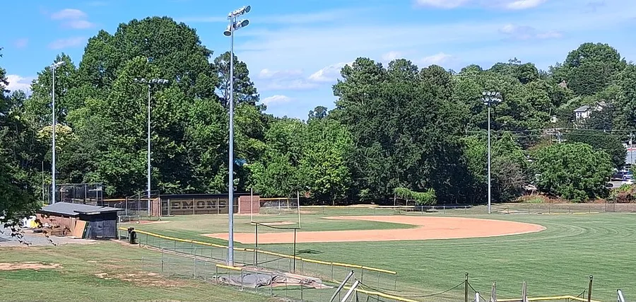 "Ballfield No. 1" in the Northwest Corner of Hanes Park, 2026 in Winston-Salem, North Carolina